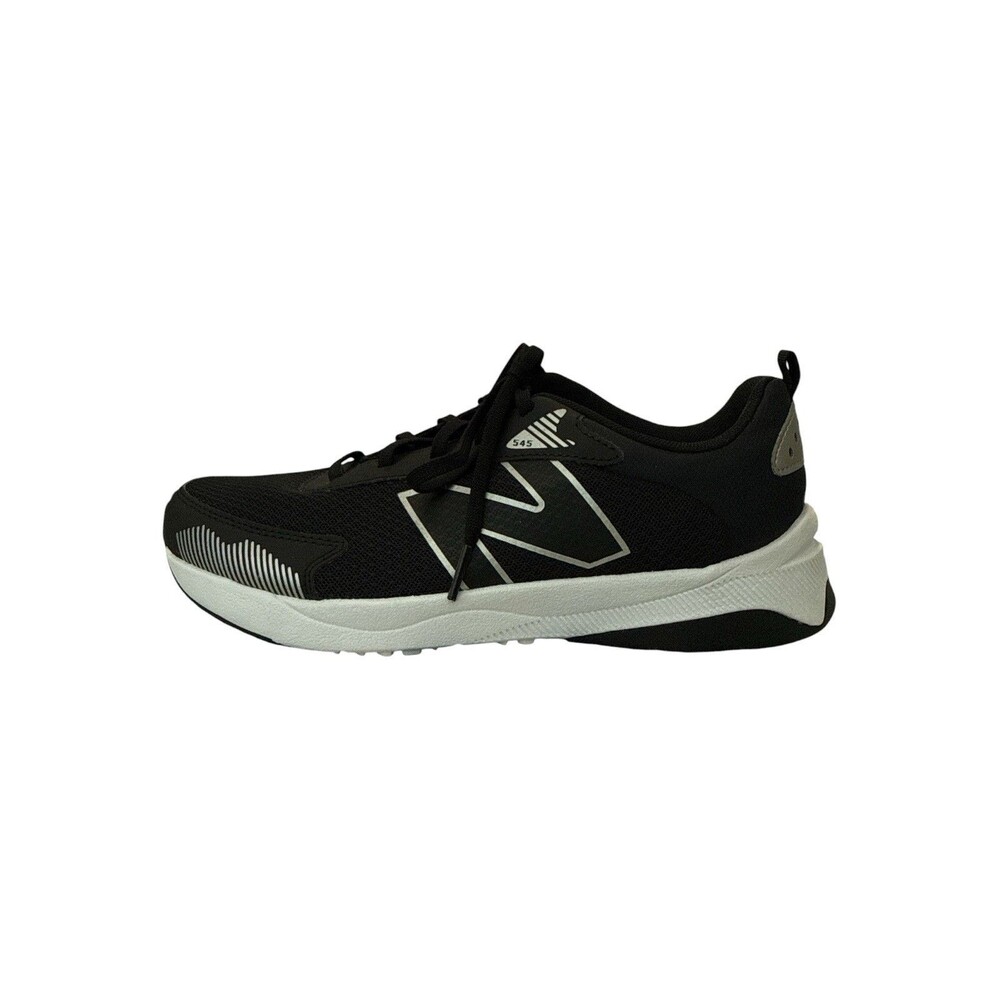 New Balance 545 DynaSoft Black White Running Shoes Boys Youth 6 Wide GK545B01